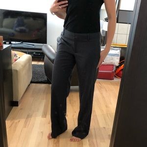 J Crew grey wool city fit trouser in 6T